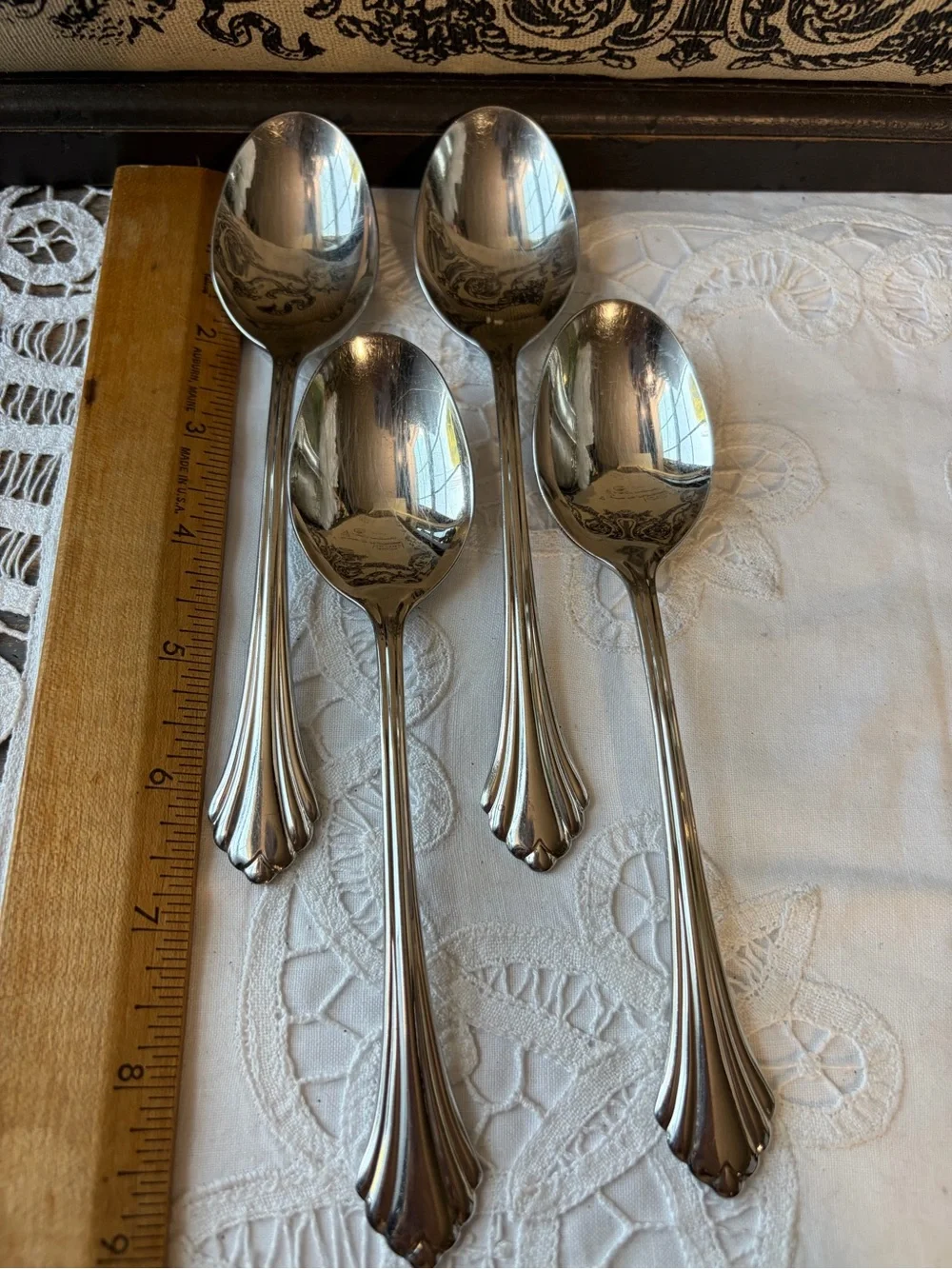 Oneida BANCROFT silver stainless spoons flatware replacements